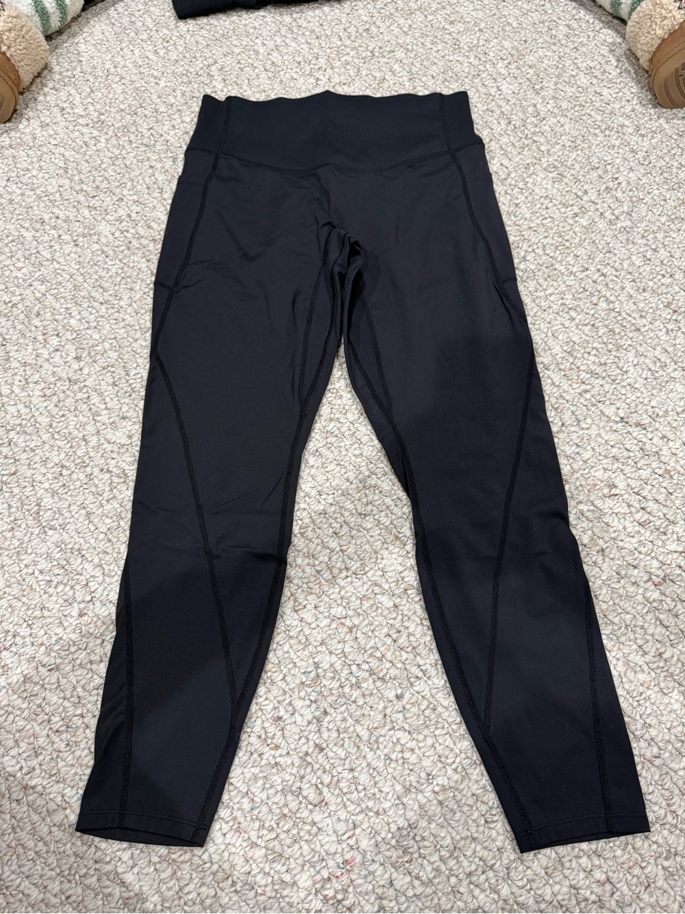 Black Athletic Butt Scrunch Leggings - High-Waist Performance